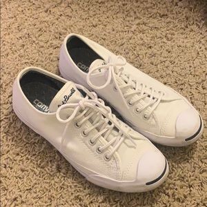 Jack Purcell Converse White Canvas Low Top Sneaker